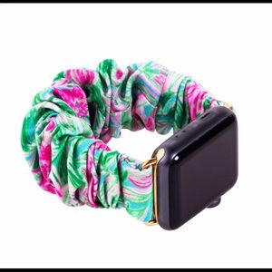 NWT Lilly Pulitzer Scrunchie Apple Watch Band - fits 38/40mm watch - Never Used